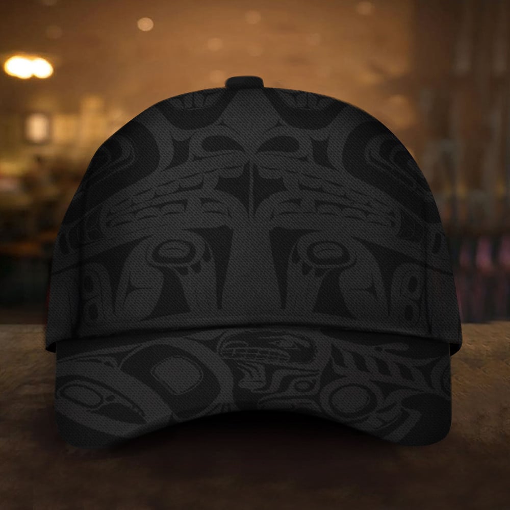 Haida Art Symbolism Hat Pacific Northwest Style 3D Printed Merch Gifts Trucker Hats Custom Hats Gifts For Men & Women