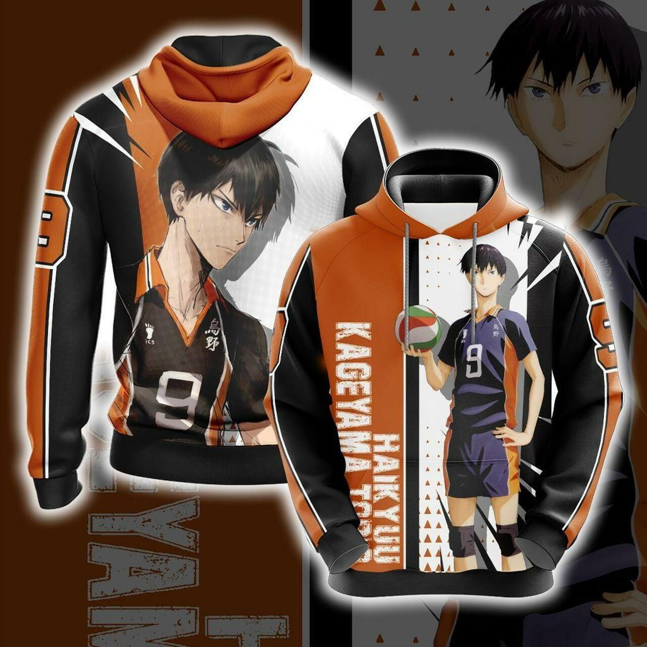 Haikyuu!! - Kageyama Tobio Unisex 3D All Over Print Hoodie, Zip Hoodie