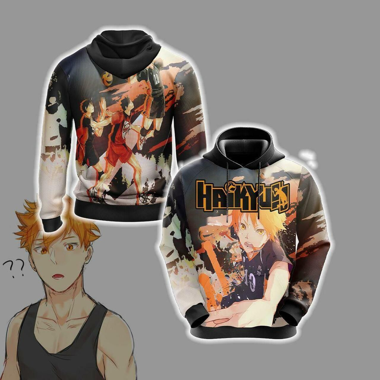 Haikyuu New Version Unisex 3D All Over Print Hoodie, Zip Hoodie