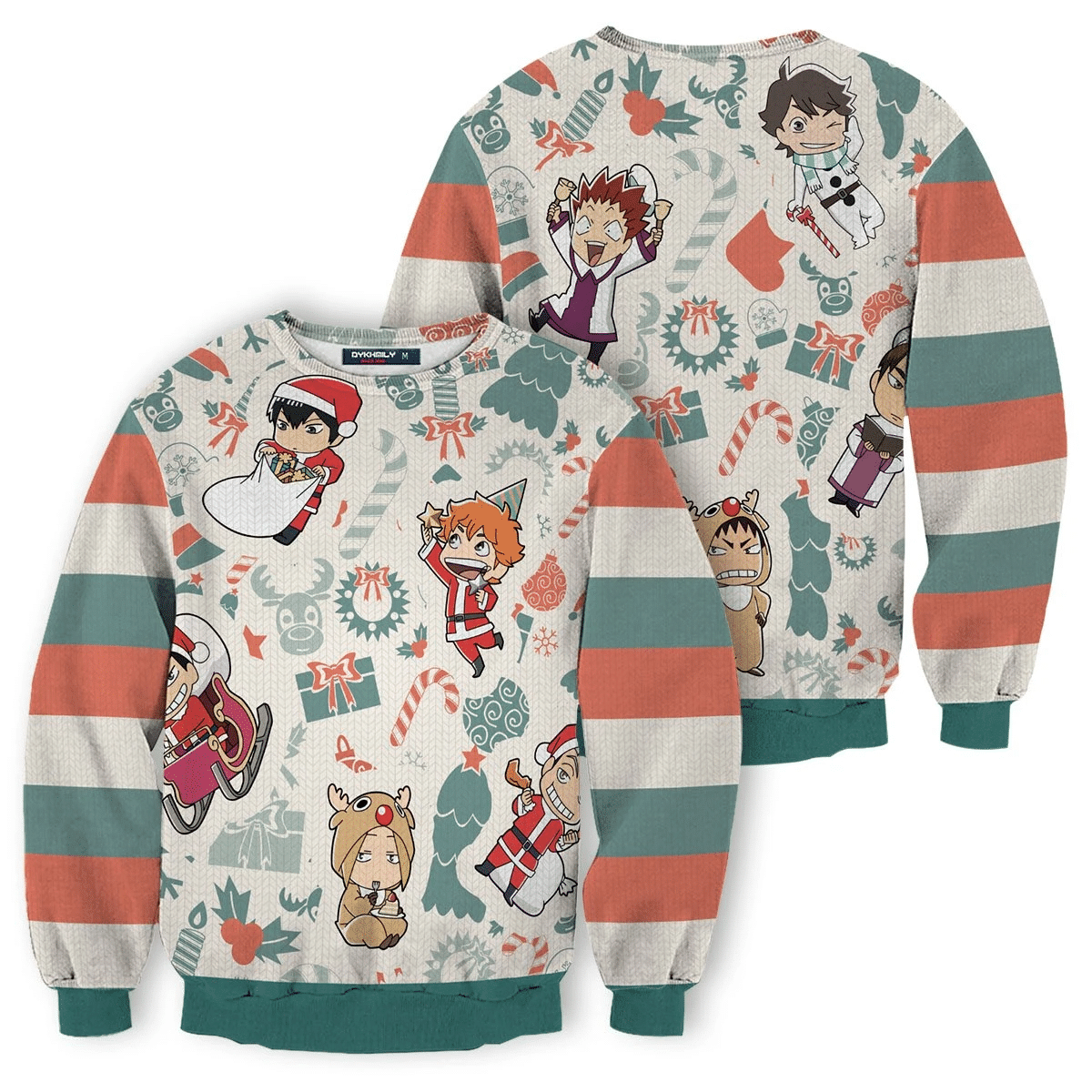 Haikyuu Ugly Christmas Sweater Adult 3D Funny Matching for family