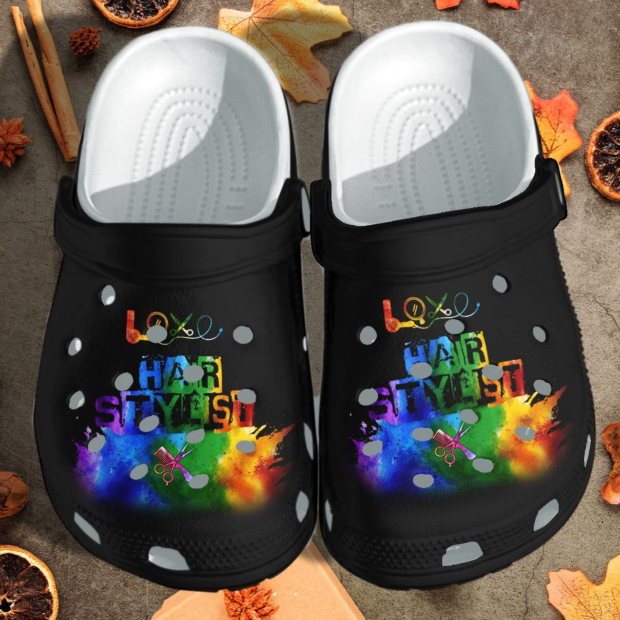 Hairstylist Cool Barber Shoes Crocbland Clogs For Men Women