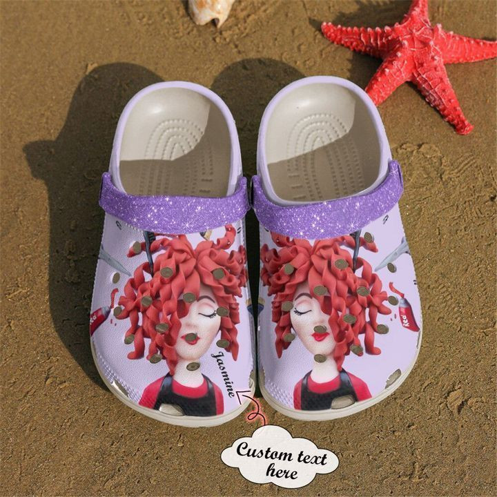 Hairstylist Personalized Hair Hustler clog Shoes