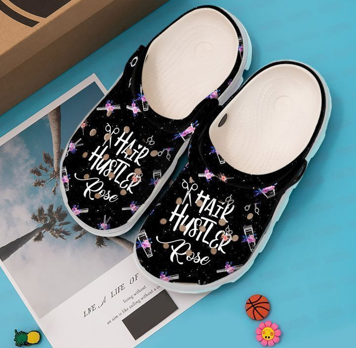 Hairstylist Personalized Hair Hustler Galaxy Classic Clogs Shoes