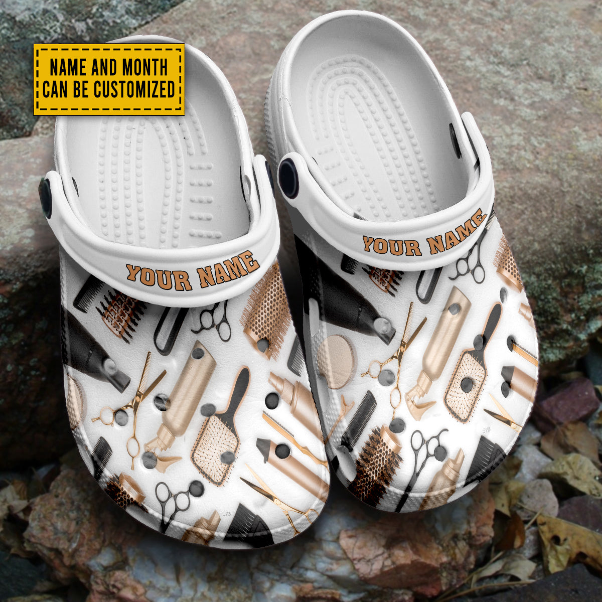 Hairstylist's Accessories Scissors Comb Customized Crocs Crocband Clogs Shoes Comfortable For Men Women and Kids