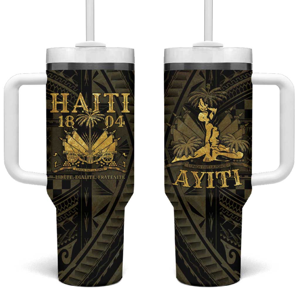 Haiti 1804 Polynesian Gold Neg Maron Custom Stanley Cup 40 oz 30 oz Tumbler With HandleTVC2301400