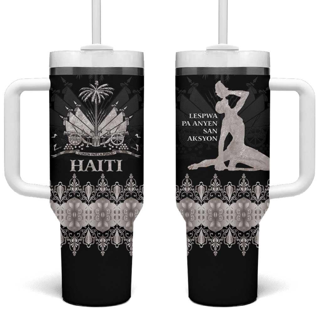 Haiti Neg Marron Silver Hope is Nothing Without Action Custom Stanley Cup 40 oz 30 oz Tumbler With HandleTVC2301376