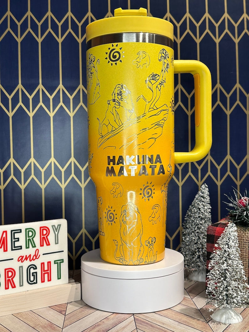 Hakuna Matata Music Custom Stanley Cup 40 oz 30 oz Tumbler With HandleTVC2301773
