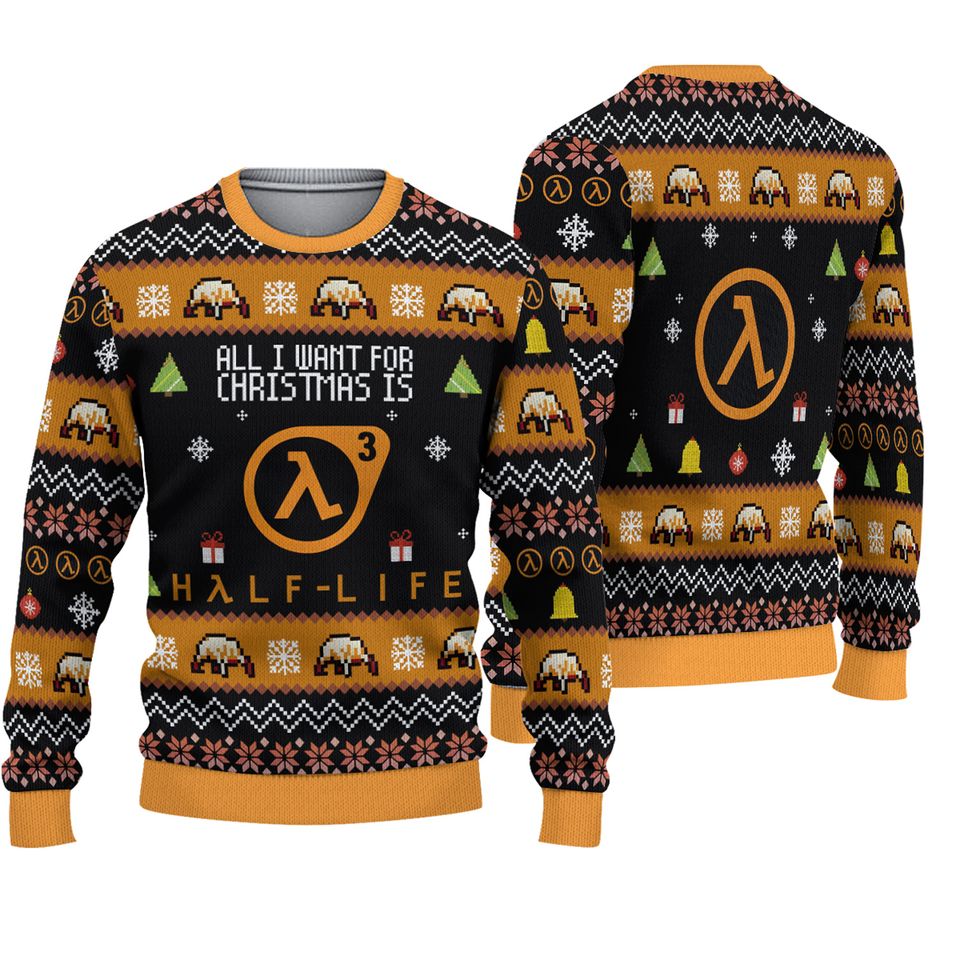 Half Life 3 Ugly Christmas Sweater