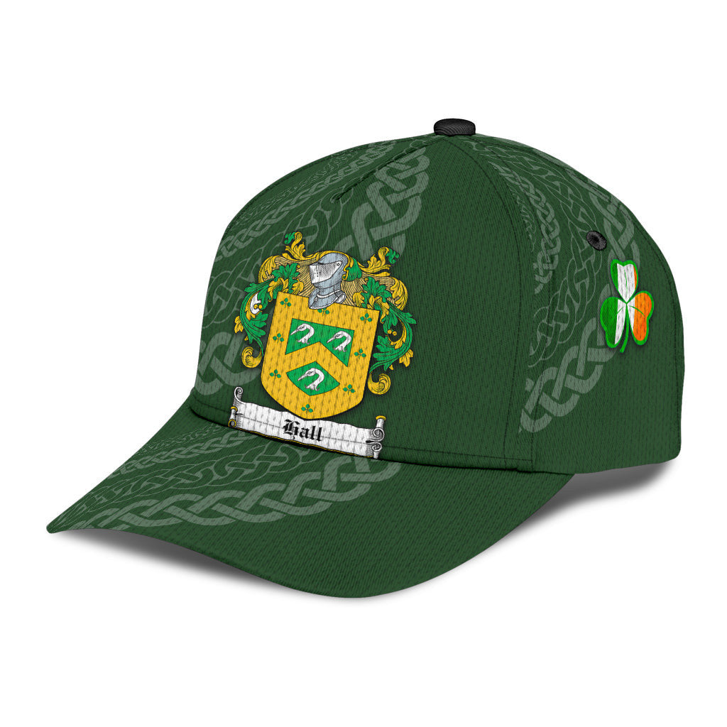 Hall Coat Of Arms - Irish Family Crest St Patrick's Day Classic Cap Trucker Hats Custom Hats Gifts For Men & Women