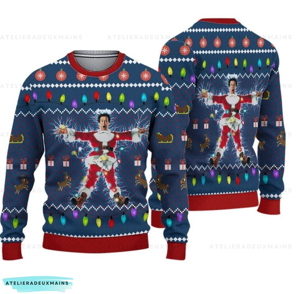 Hallelujah Christmas Vacation Ugly Christmas Sweater, Funny Xmas 3D Sweater