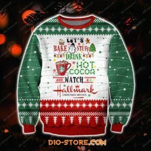 Hallmark Christmas Movies Ugly Christmas Sweater Adult 3D Funny Matching for family
