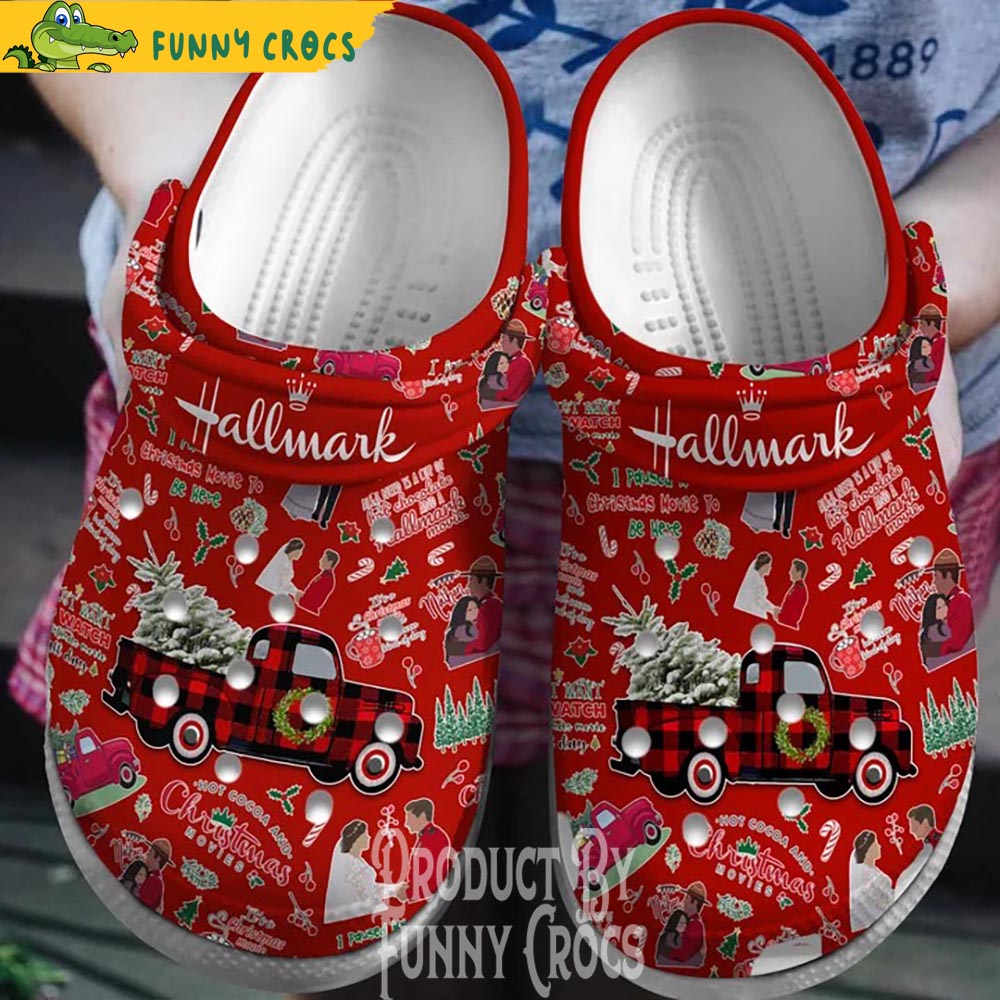 Hallmark Movie Christmas Crocs Crocband Clogs Shoes Comfortable For Men Women and Kids