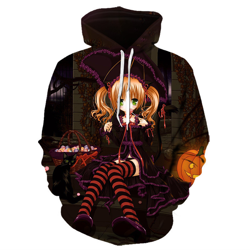 Halloween Art 3D All Over Print Hoodie, Zip Hoodie