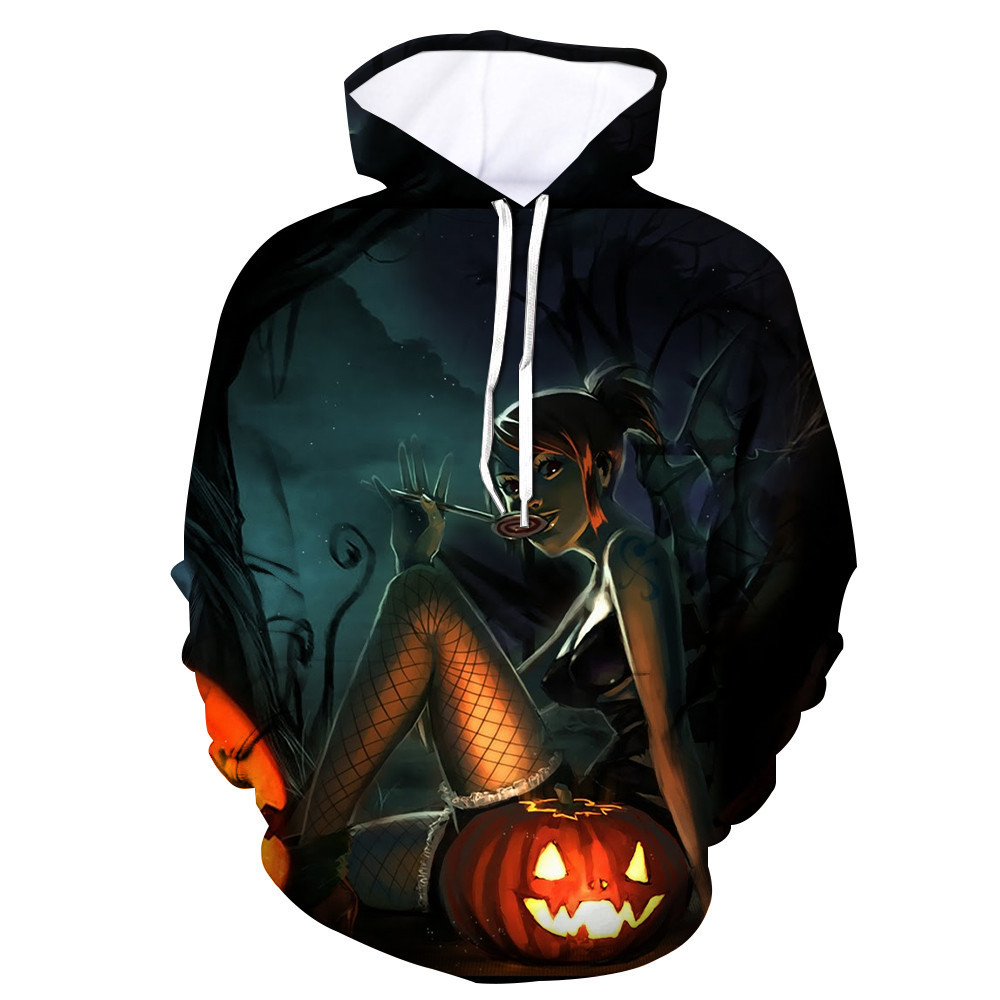 Halloween Art 3D All Over Print Hoodie, Zip Hoodie