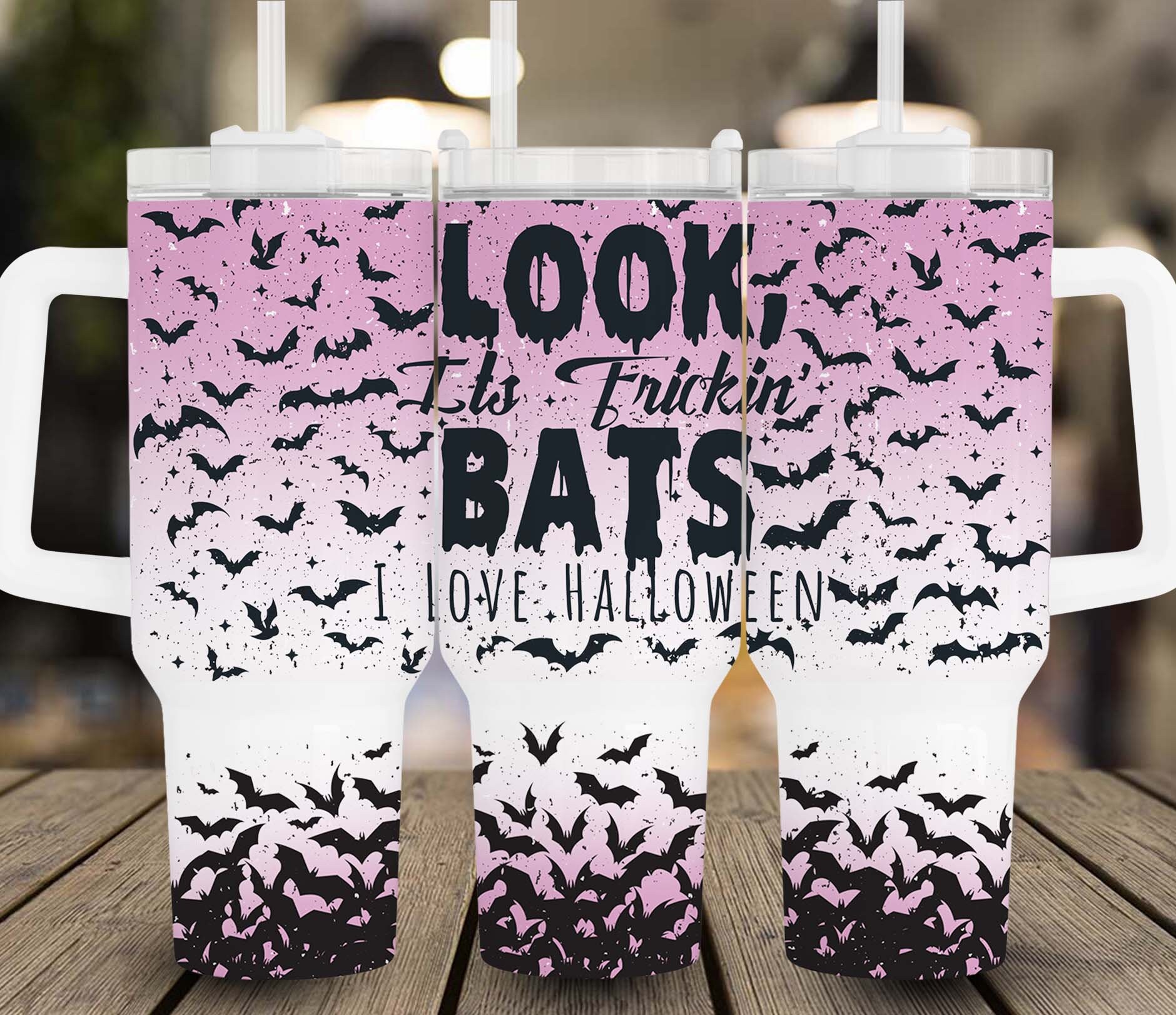 Halloween Bats Custom Stanley Cup 40 oz 30 oz Tumbler With HandleTVC2301961