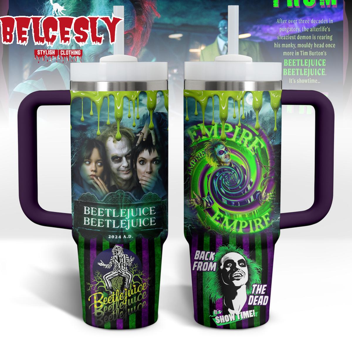 Halloween Beetlejuice Movies Custom Stanley Cup 40 oz 30 oz Tumbler With HandleTVC2301536