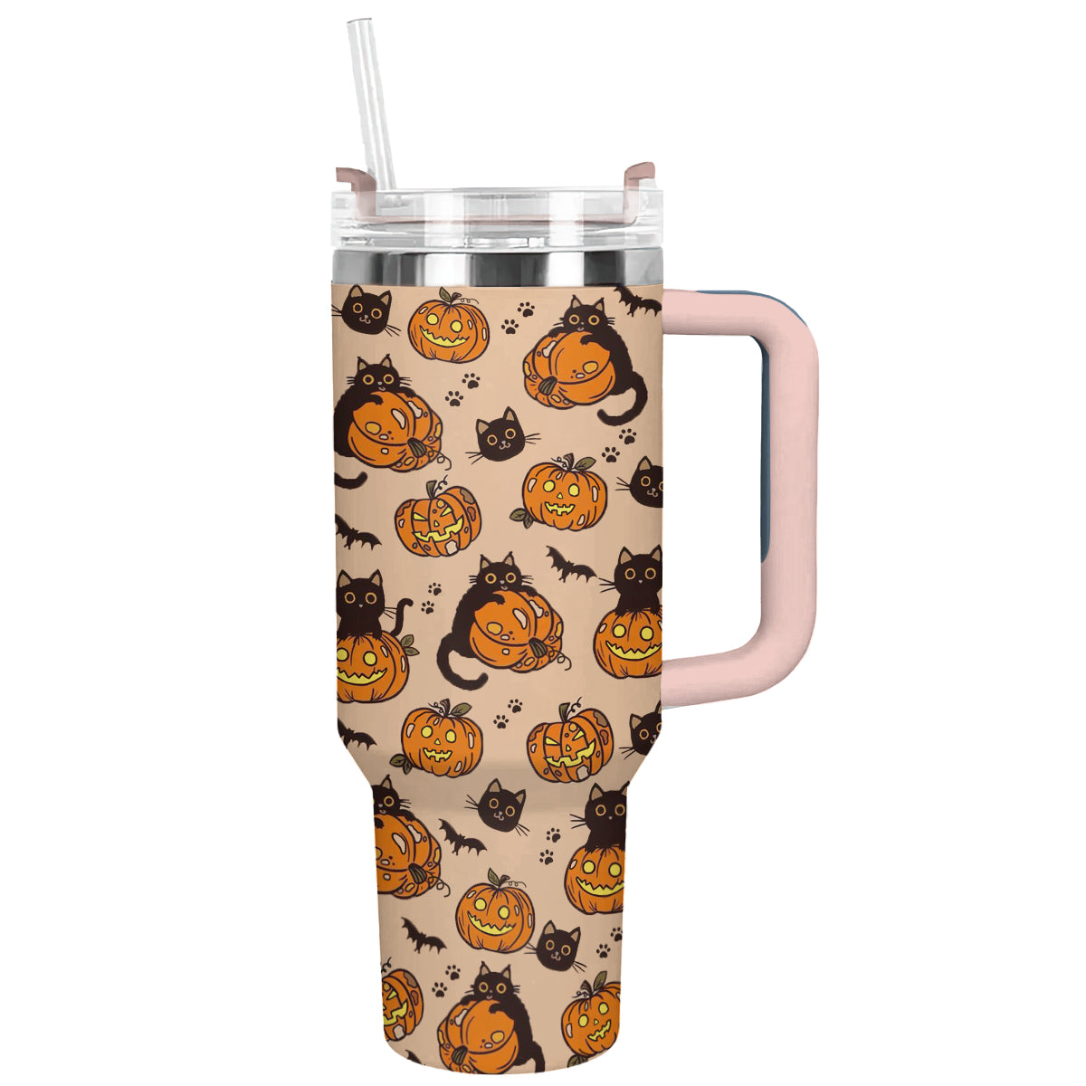 Halloween Black Cat Custom Stanley Cup 40 oz 30 oz Tumbler With HandleTVC2301682 - Image 6