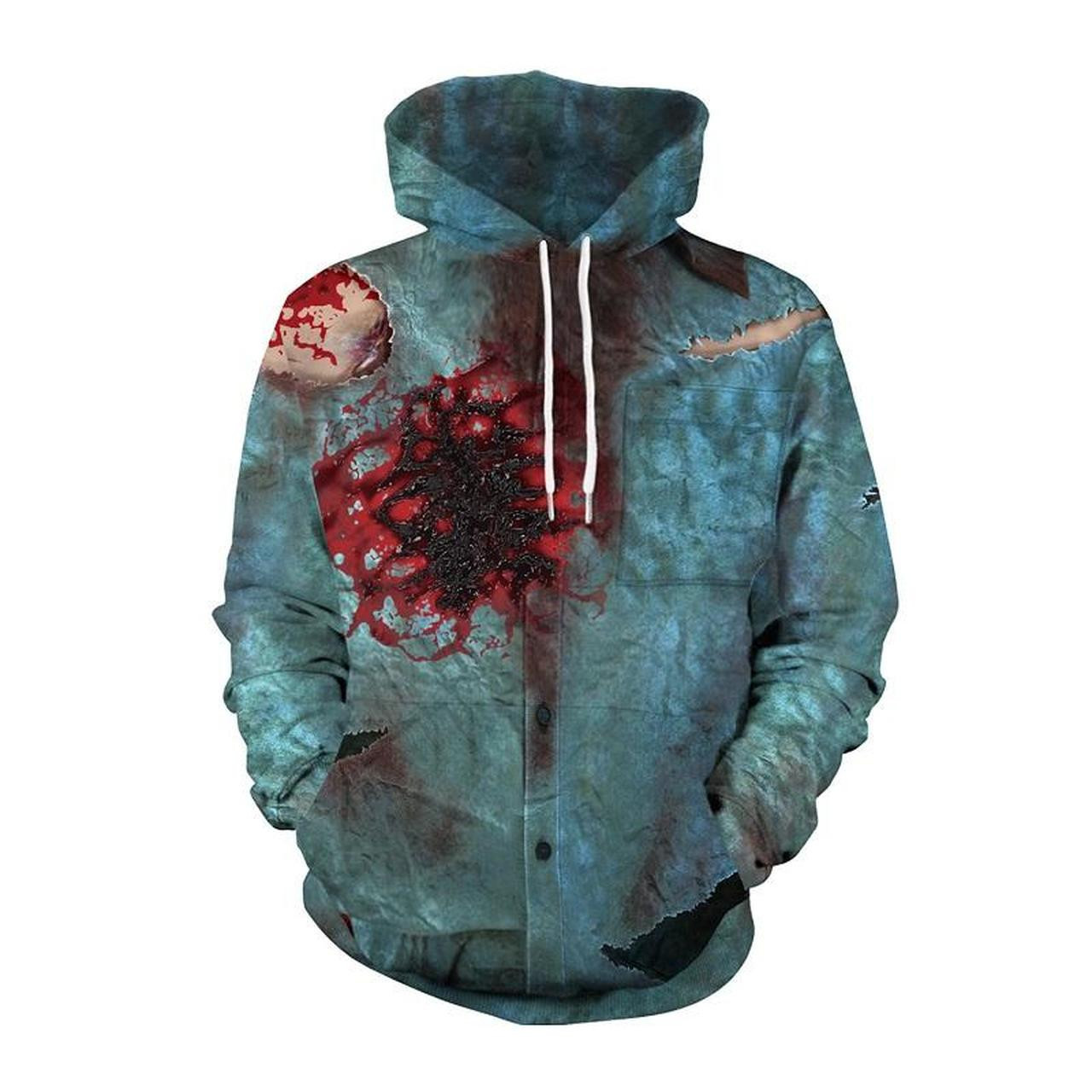 Halloween Blood Shoot Print 3D All Over Print Hoodie, Zip Hoodie