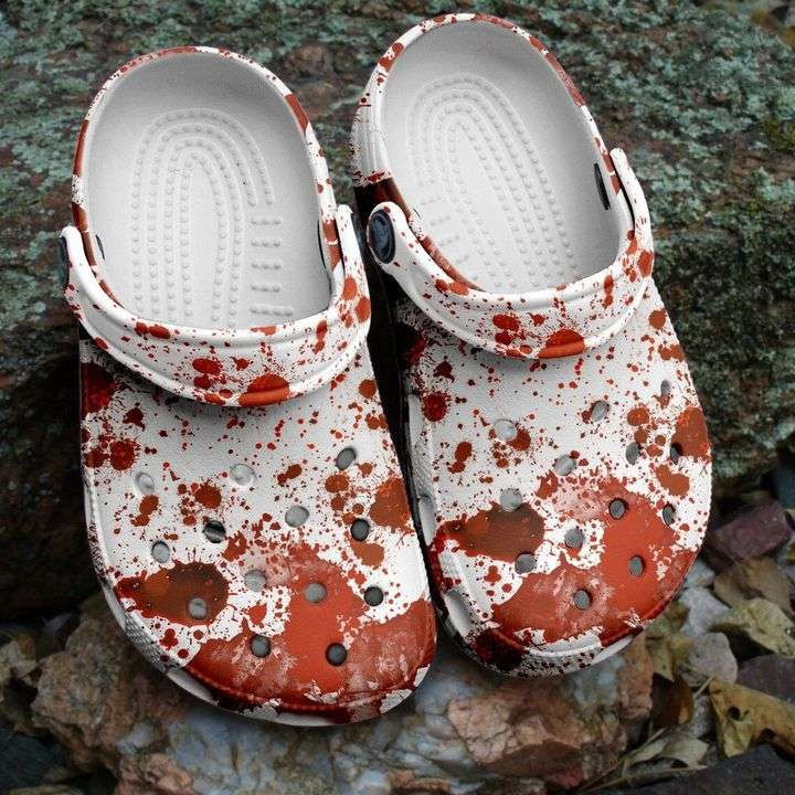 Halloween Blood Stains Crocband Clogs Shoes