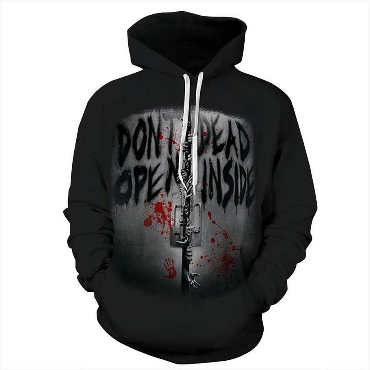 Halloween Bloody Door 3D All Over Print Hoodie, Zip Hoodie