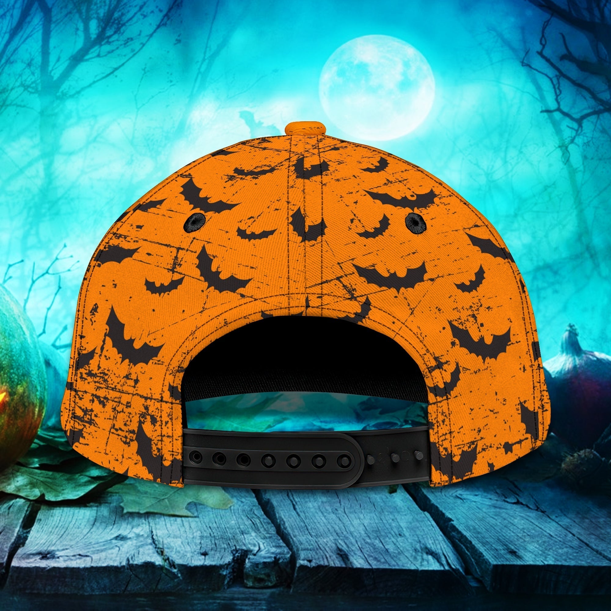 Halloween Cat Pumpkin Hats Unisex Customized Halloween Classic Cap Hat Men Women Trucker Hats Custom Hats Gifts For Men & Women