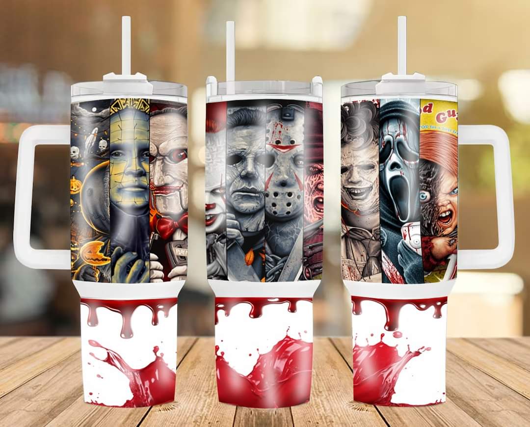 Halloween Characters Horror Movies Custom Stanley Cup 40 oz 30 oz Tumbler With HandleTVC2301233