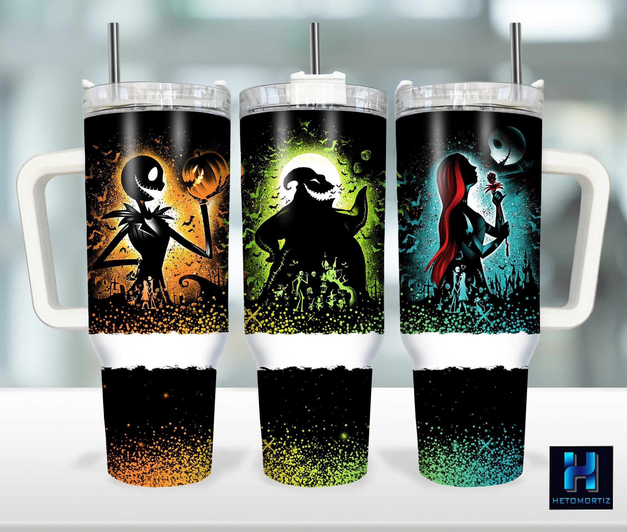 Halloween Characters The Nightmare Before Christmas Cartoon Custom Stanley Cup 40 oz 30 oz Tumbler With HandleTVC2301967