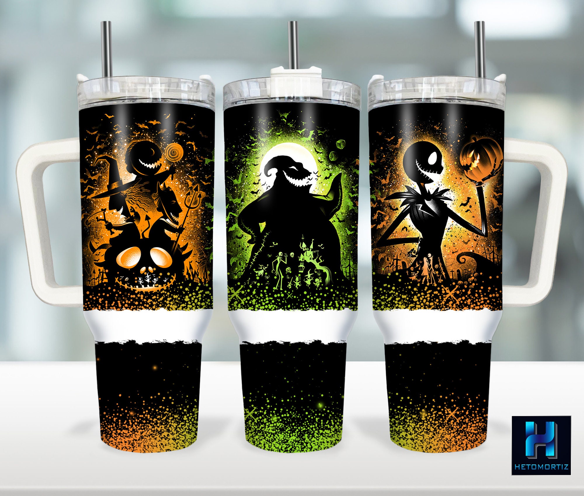 Halloween Characters The Nightmare Before Christmas Cartoon Custom Stanley Cup 40 oz 30 oz Tumbler With HandleTVC2301968