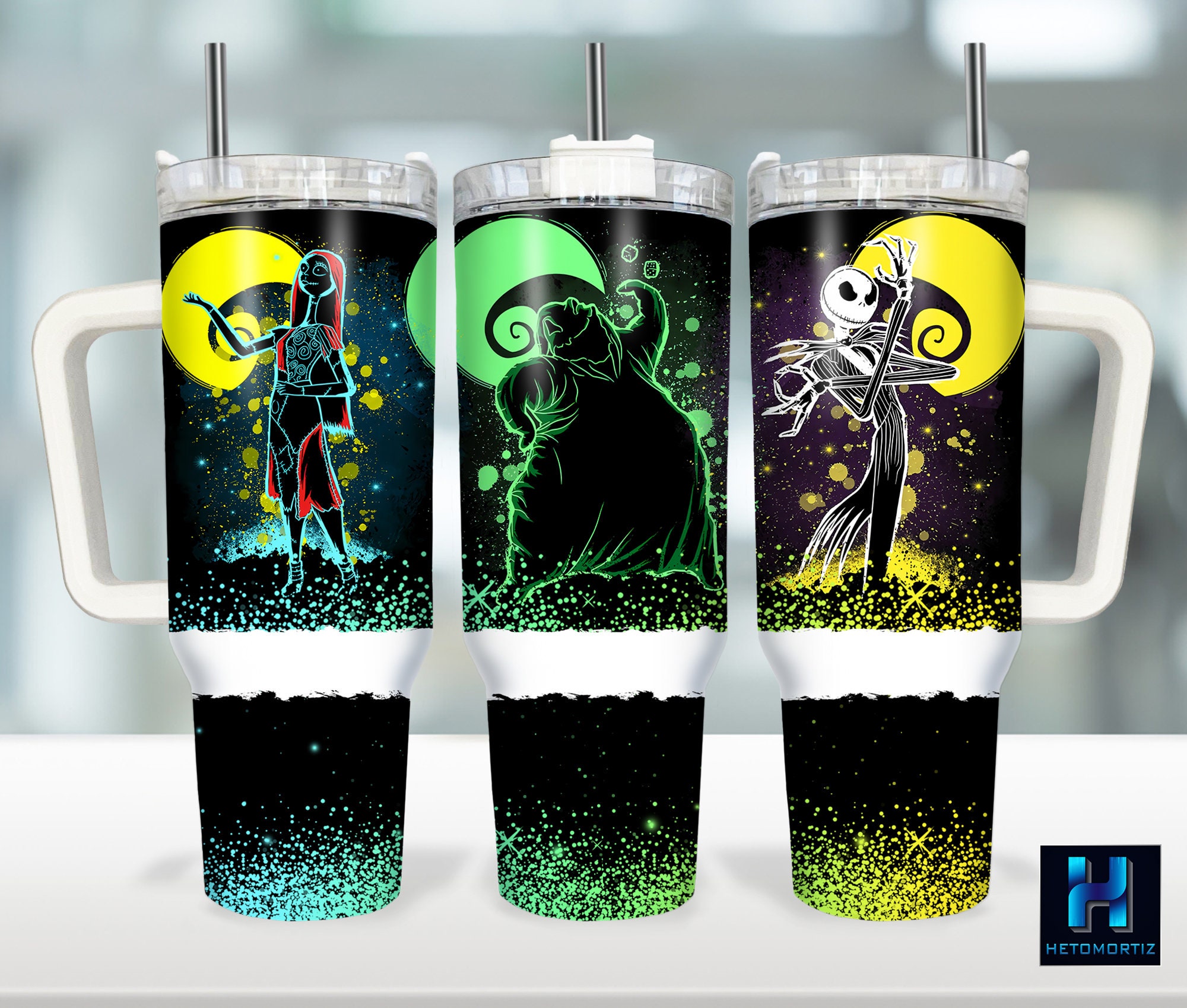 Halloween Characters The Nightmare Before Christmas Cartoon Custom Stanley Cup 40 oz 30 oz Tumbler With HandleTVC2301968