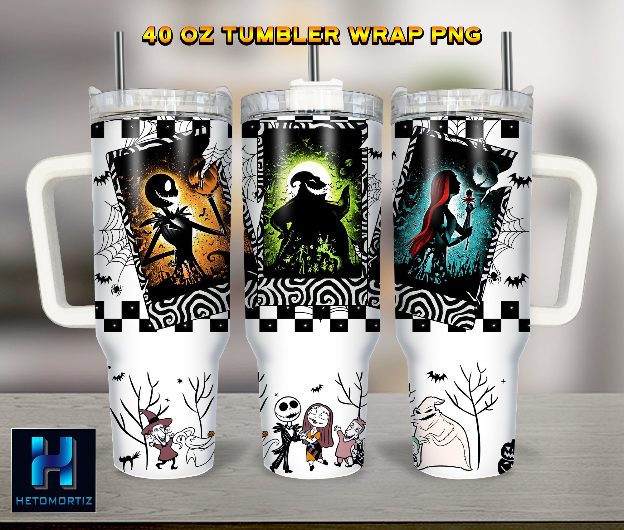 Halloween Characters The Nightmare Before Christmas Cartoon Custom Stanley Cup 40 oz 30 oz Tumbler With HandleTVC2301969