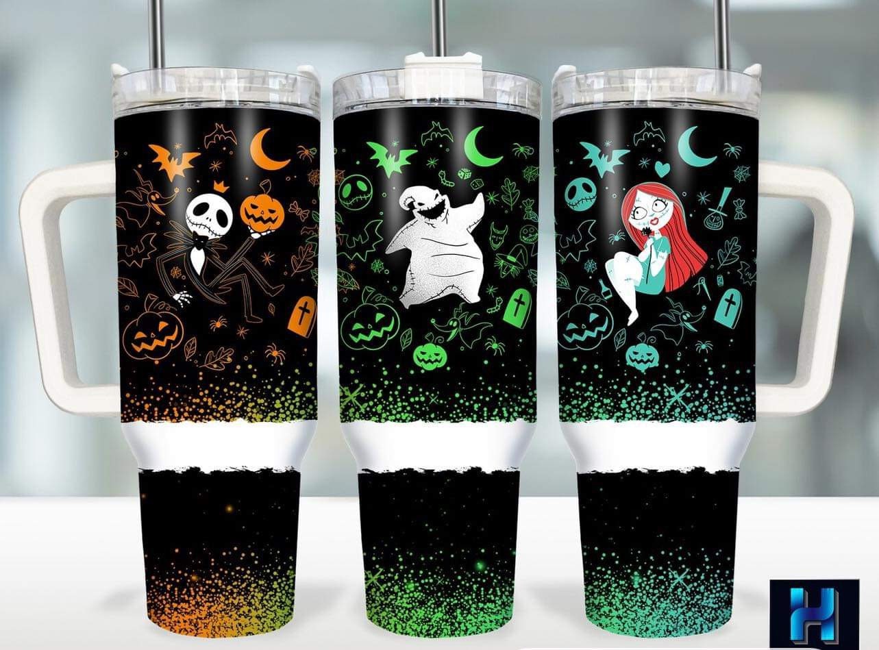 Halloween Characters The Nightmare Before Christmas Cartoon Custom Stanley Cup 40 oz 30 oz Tumbler With HandleTVC2301970