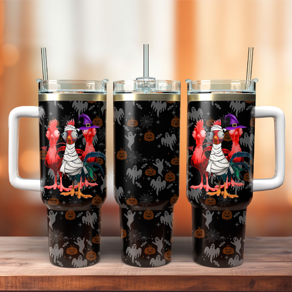 Halloween Chickens Gift Custom Stanley Cup 40 oz 30 oz Tumbler With HandleTVC2301244