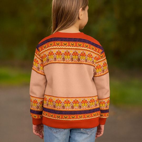 Halloween Cow Ugly Sweater,Ghost Cow Sweatshirt,Funny Fall Pumpkin Sweater,Cute Spooky Cow Pullover,Trick or Treat Shirt - Image 12