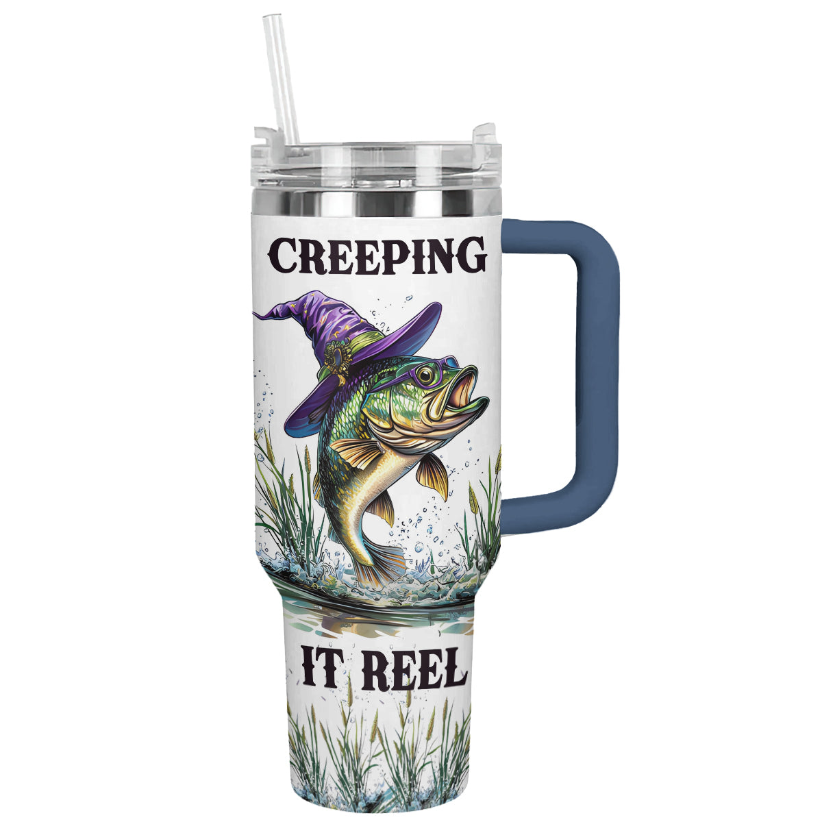 Halloween Creeping It Reel Custom Stanley Cup 40 oz 30 oz Tumbler With HandleTVC2301586