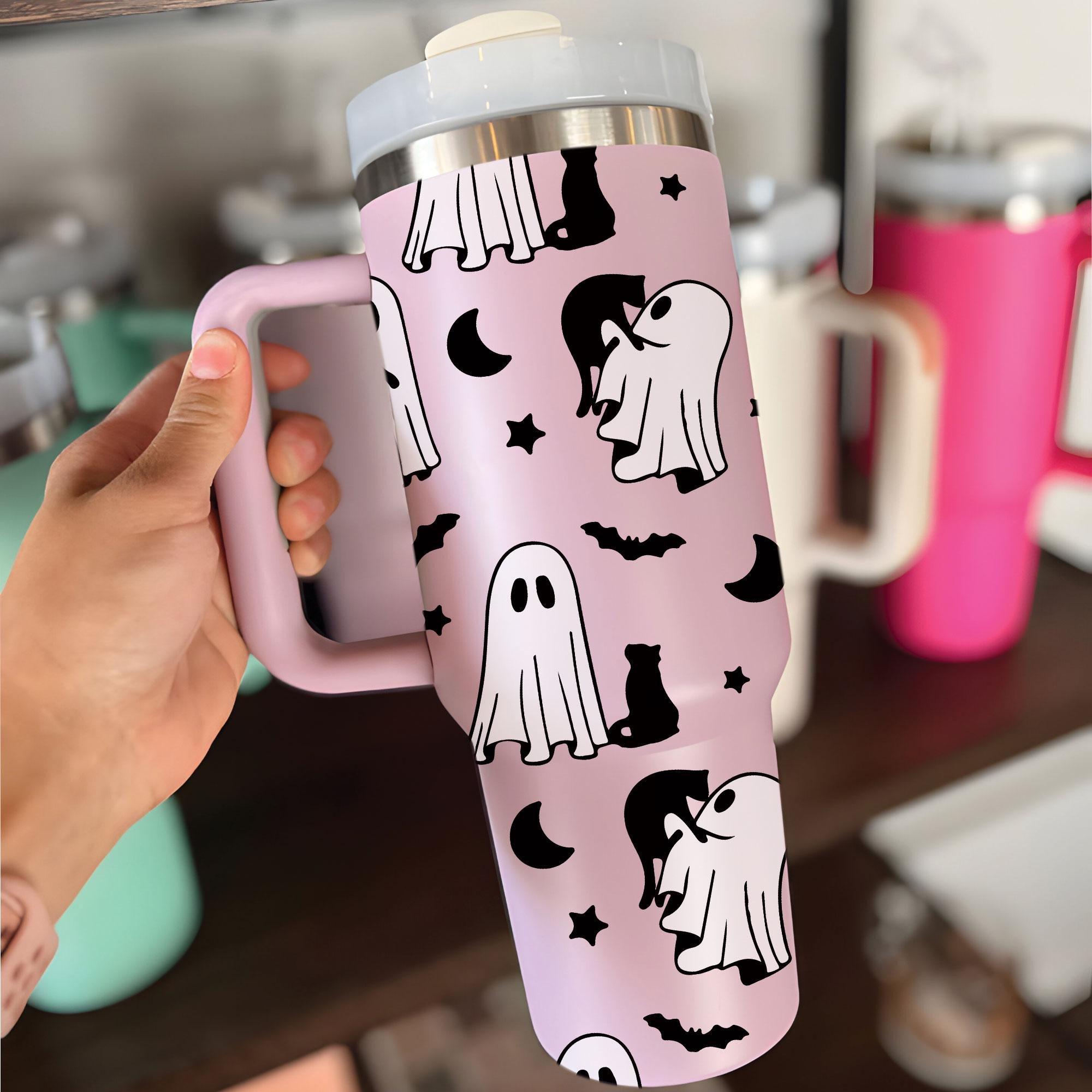 Halloween Cute Ghost Custom Stanley Cup 40 oz 30 oz Tumbler With HandleTVC2301669