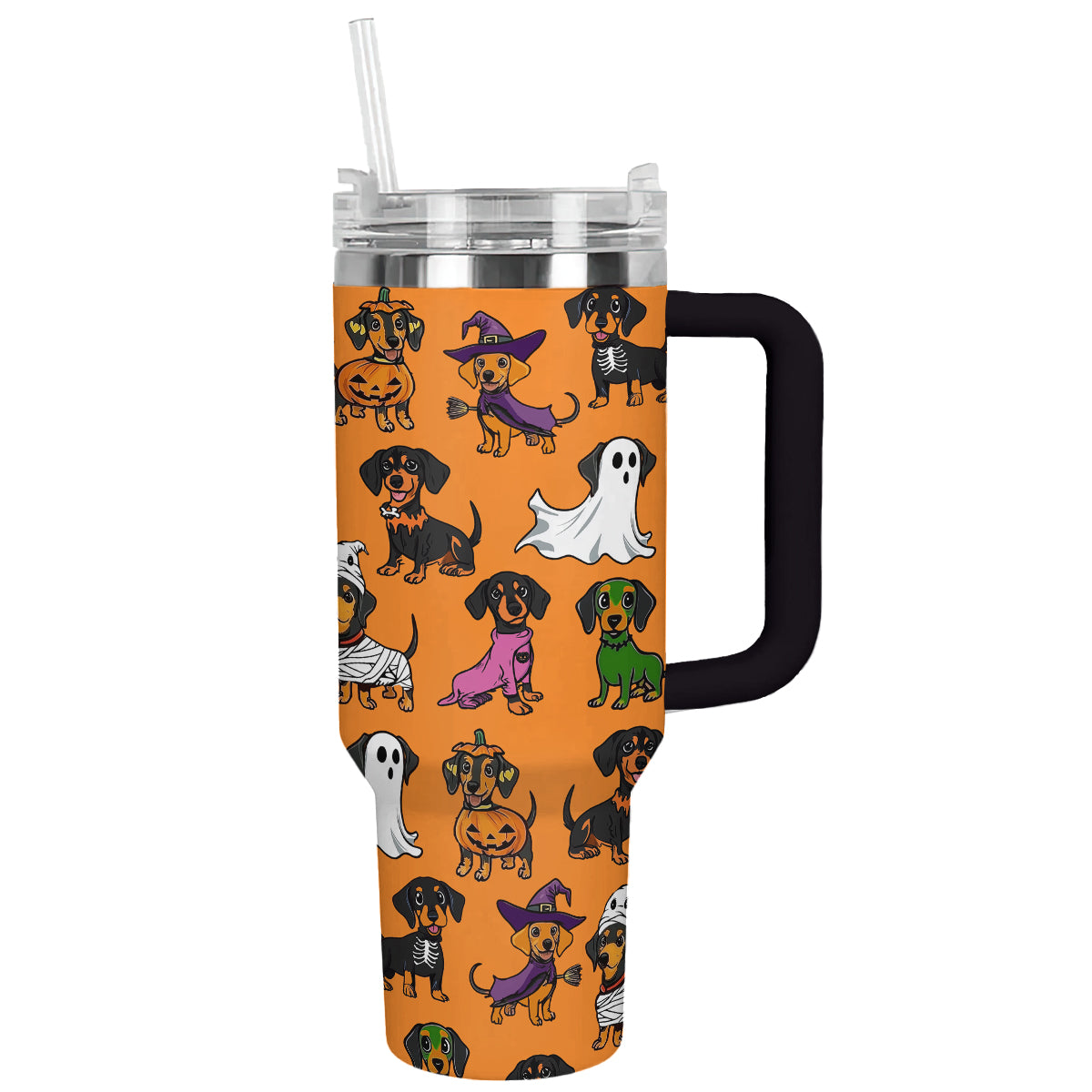 Halloween Dachshund Orange Custom Stanley Cup 40 oz 30 oz Tumbler With HandleTVC2301674 - Image 11