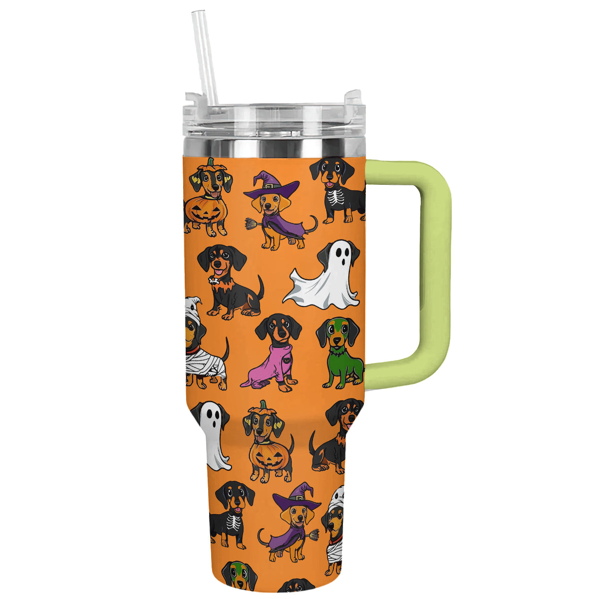 Halloween Dachshund Orange Custom Stanley Cup 40 oz 30 oz Tumbler With HandleTVC2301674 - Image 13