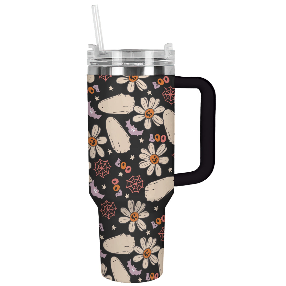 Halloween Daisy Boo Party Custom Stanley Cup 40 oz 30 oz Tumbler With HandleTVC2301585