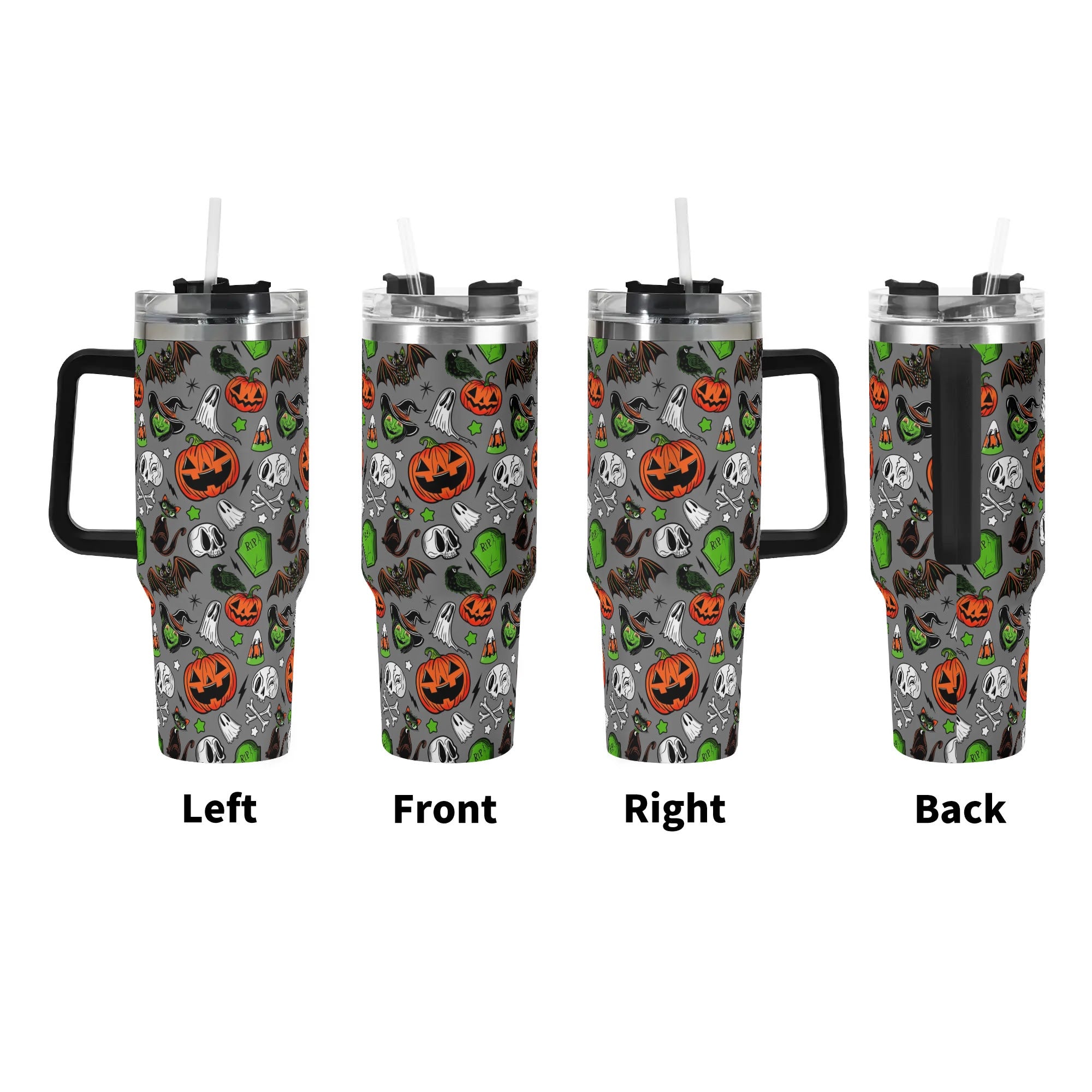 Halloween Forever Spooky Custom Stanley Cup 40 oz 30 oz Tumbler With HandleTVC2301582 - Image 2
