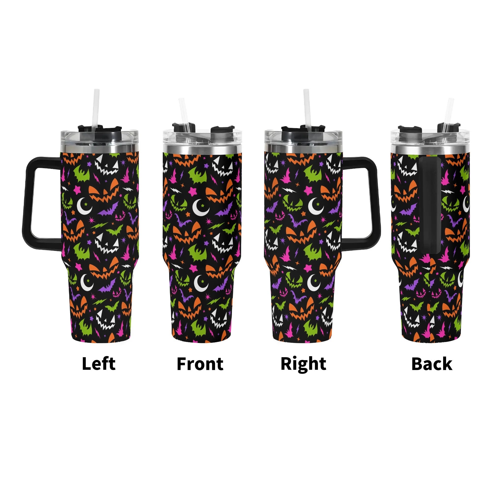 Halloween Fun Frights Retro Cute Custom Stanley Cup 40 oz 30 oz Tumbler With HandleTVC2301574 - Image 2