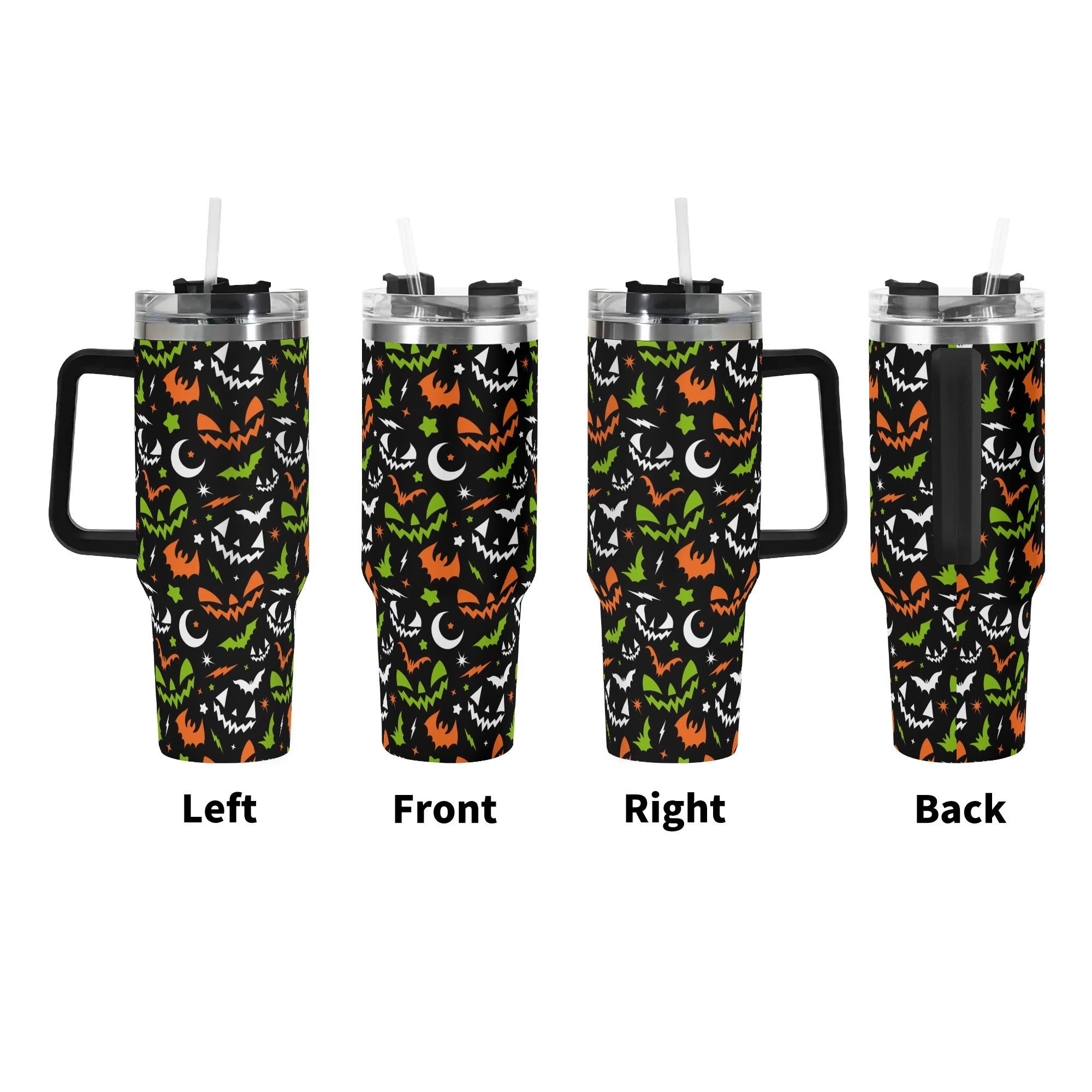Halloween Fun Frights Retro Cute Custom Stanley Cup 40 oz 30 oz Tumbler With HandleTVC2301574 - Image 2