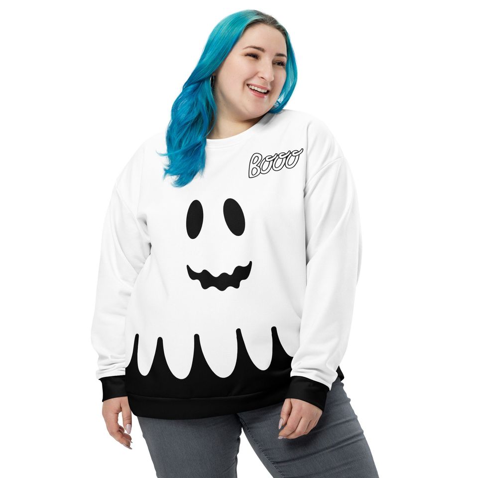 Halloween ghost Sweatshirt, boo, costume