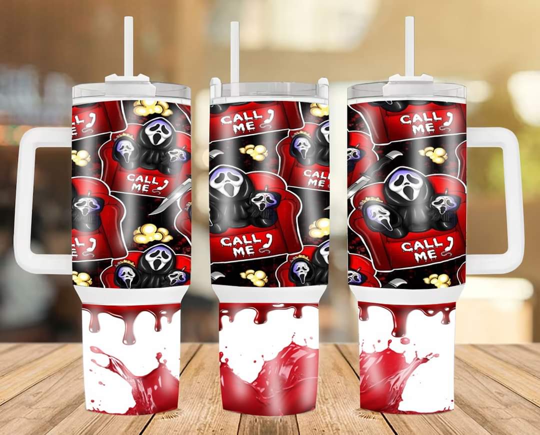 Halloween Ghostface Scream Movies Custom Stanley Cup 40 oz 30 oz Tumbler With HandleTVC2301233