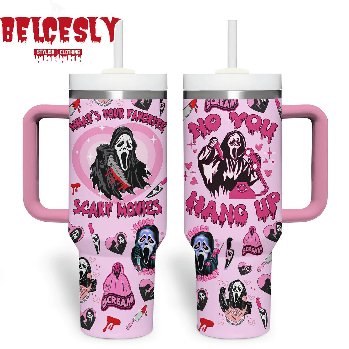 Halloween Ghostface Scream Movies Custom Stanley Cup 40 oz 30 oz Tumbler With HandleTVC2301538