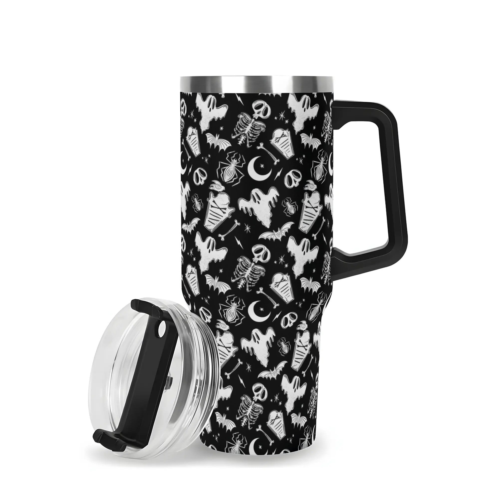 Halloween Graveyard Ghouls Custom Stanley Cup 40 oz 30 oz Tumbler With HandleTVC2301584