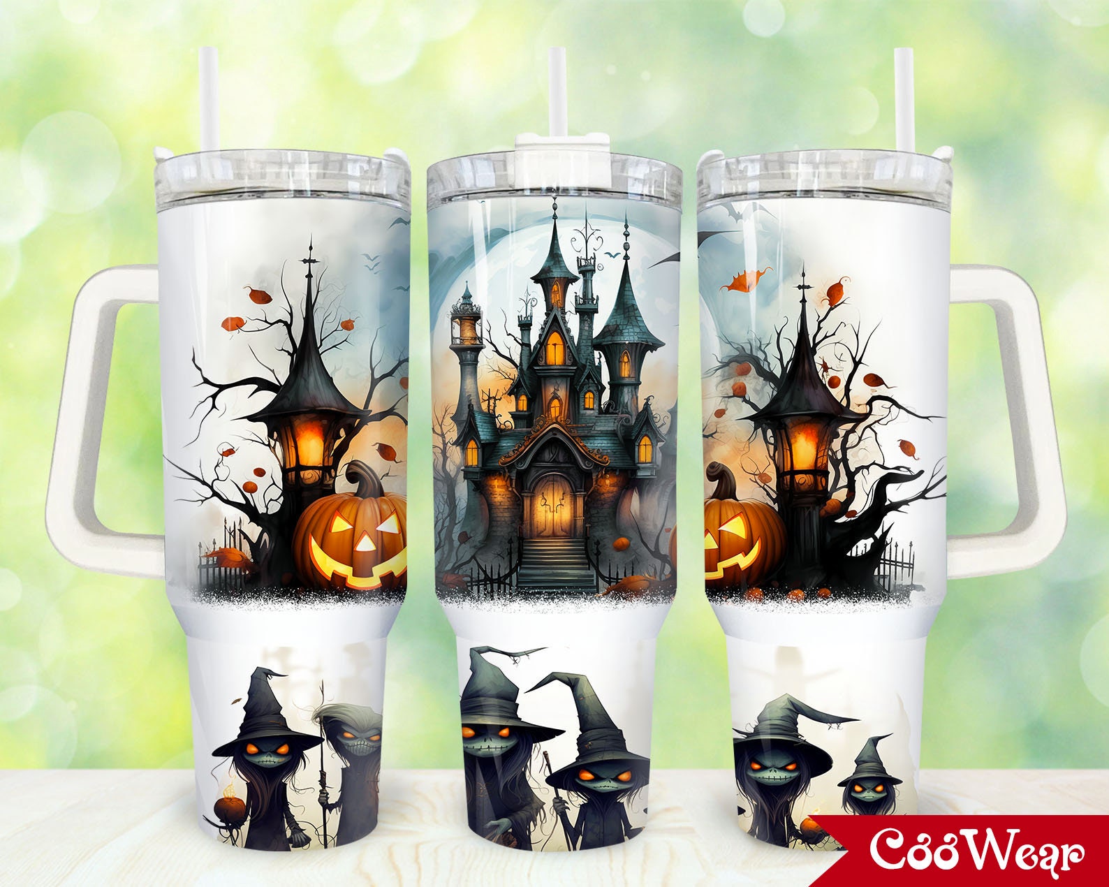 Halloween Haunted House Custom Stanley Cup 40 oz 30 oz Tumbler With HandleTVC2301877