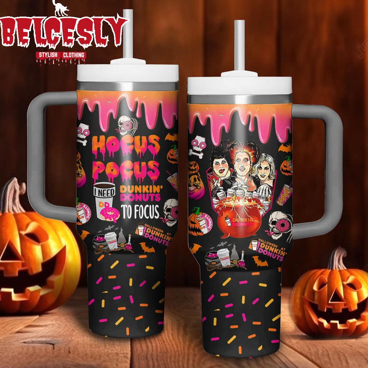 Halloween Hocus Pocus Movies Custom Stanley Cup 40 oz 30 oz Tumbler With HandleTVC2301536