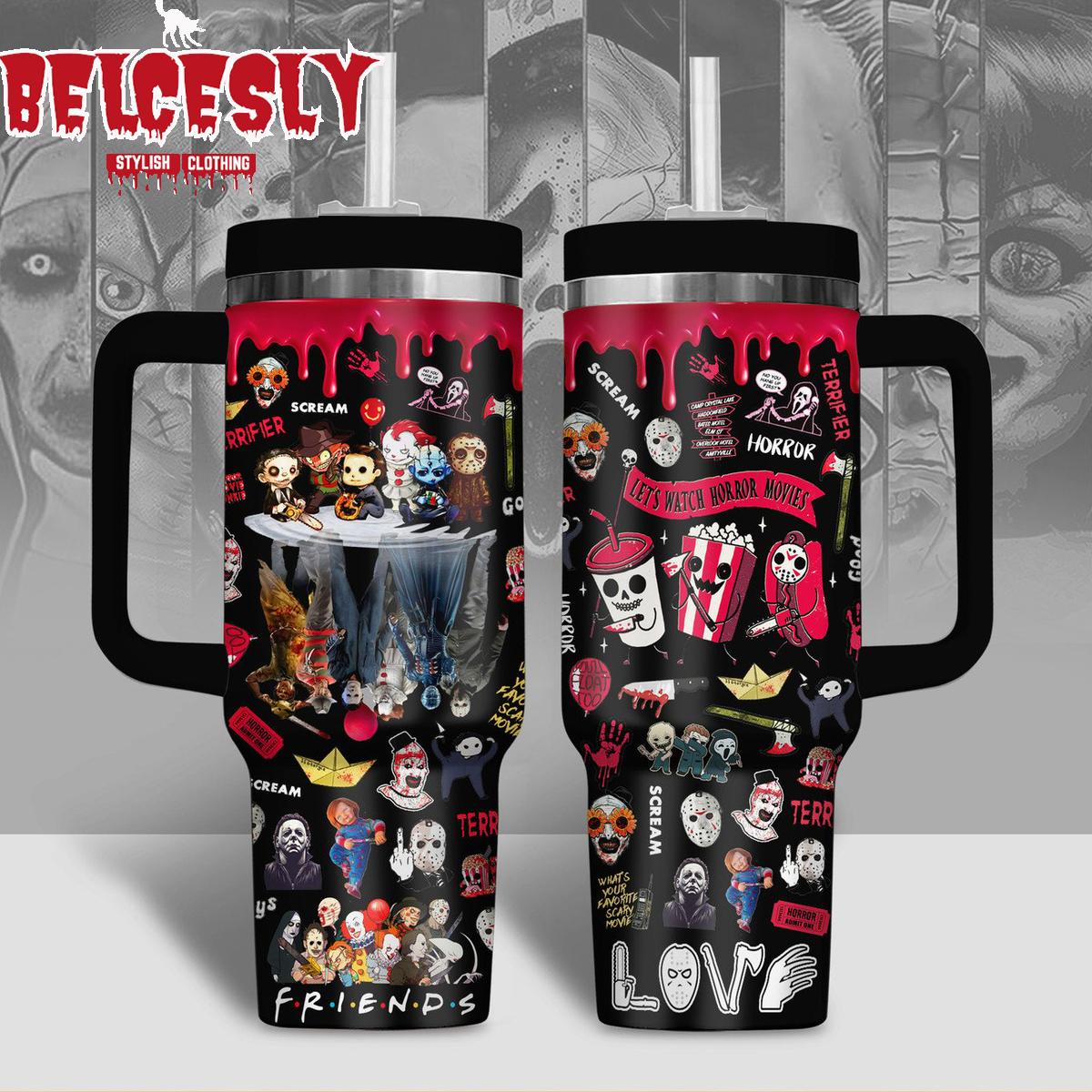 Halloween Horror Characters Movies Custom Stanley Cup 40 oz 30 oz Tumbler With HandleTVC2301538