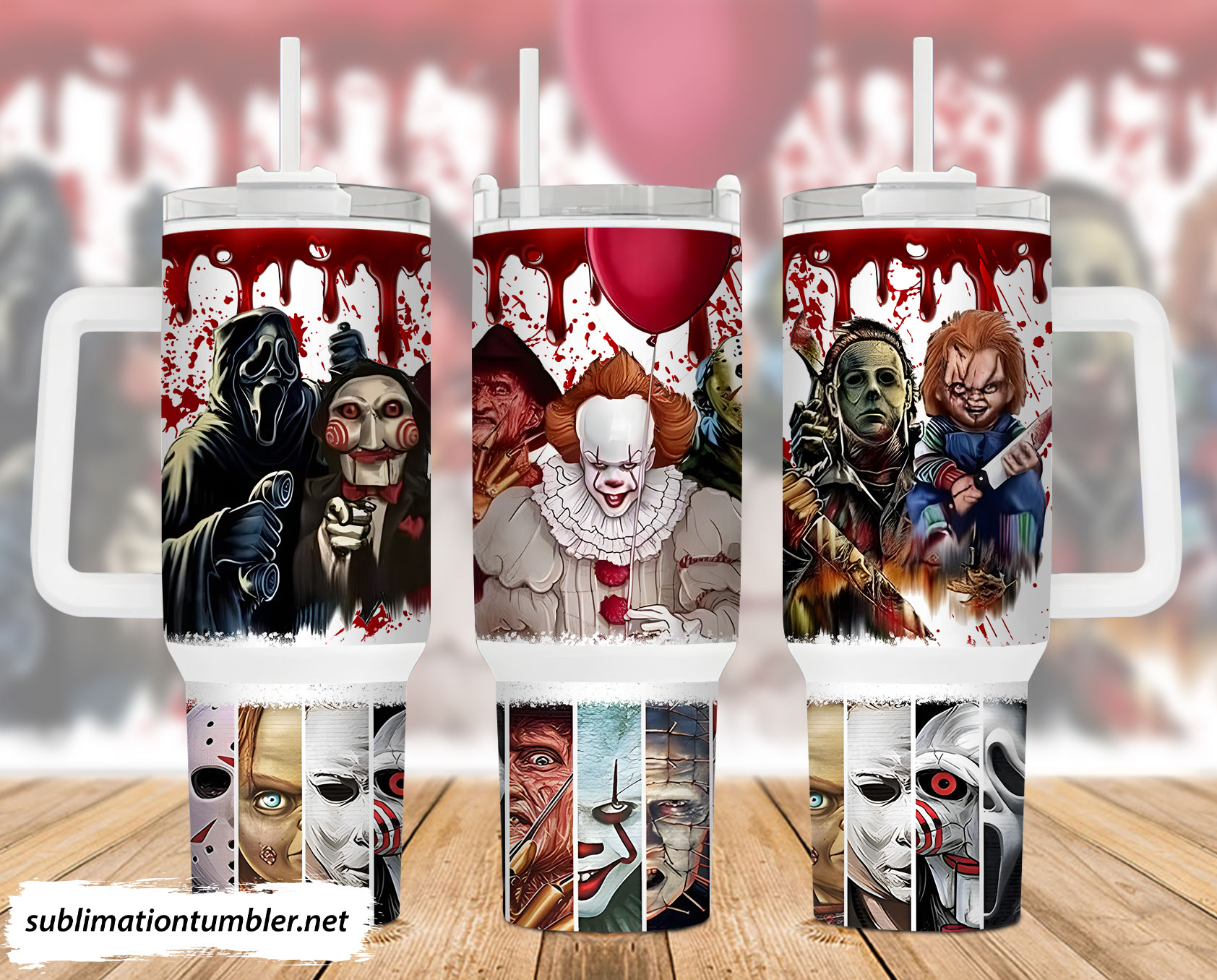 Halloween Horror Characters Movies Custom Stanley Cup 40 oz 30 oz Tumbler With HandleTVC2301901