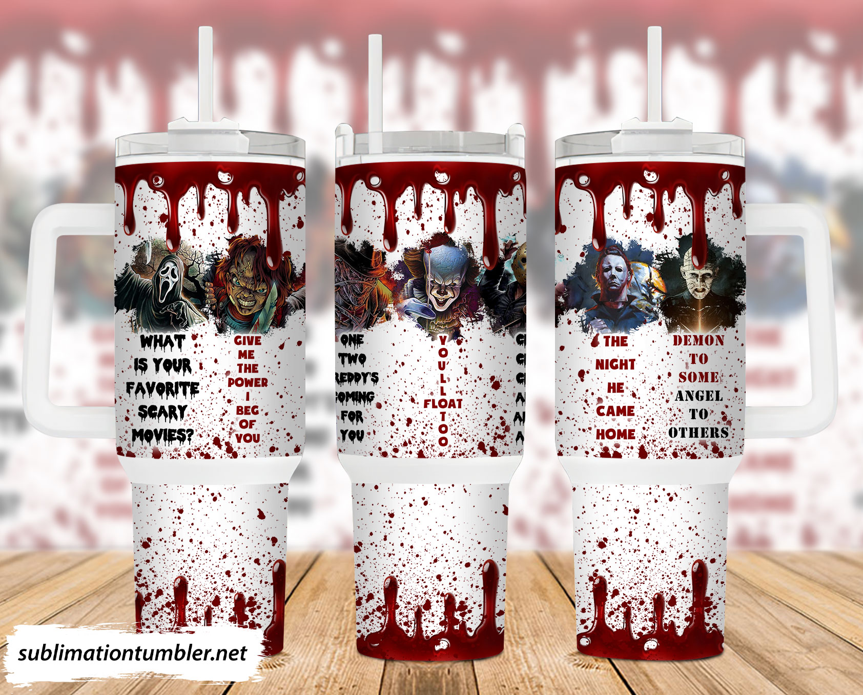 Halloween Horror Characters Movies Custom Stanley Cup 40 oz 30 oz Tumbler With HandleTVC2301901